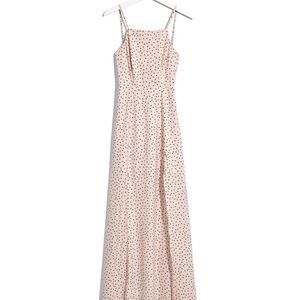 Karlie Kloss x Express Dot Print Maxi Dress